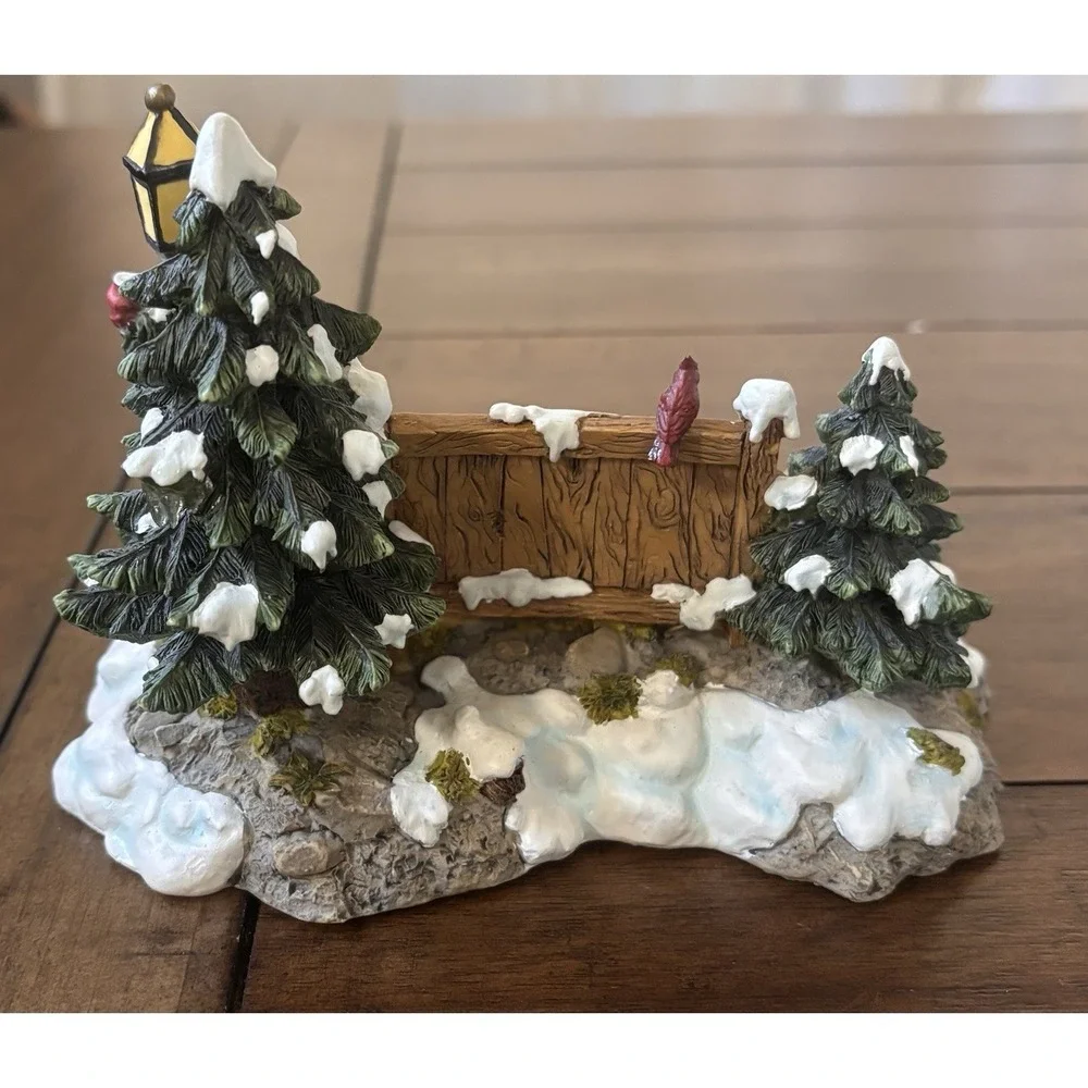 Dept 56 Village Accessory - Mill Creek Park Bench - #52654 - EUC WITH BOX